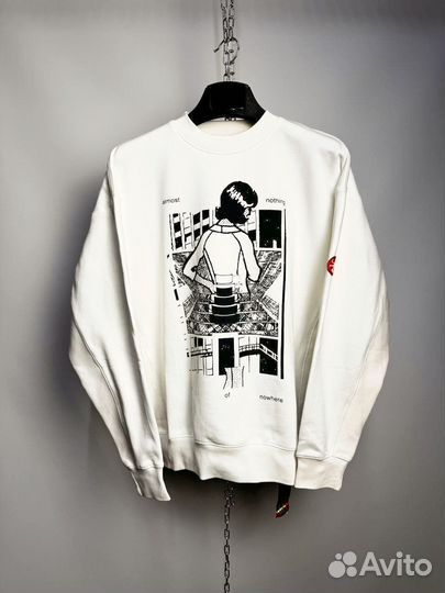 CavEmpt свитшот белый oversize