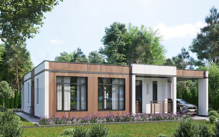 Коттедж 105 м² на участке 5,7 сот.