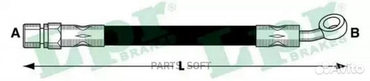 LPR 6T48045 Шланг тормозной chevrolet rezzo 05- пе