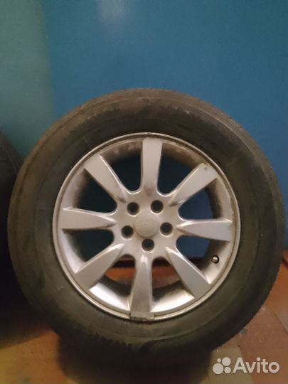 Резина летняя на дисках для subaru форика