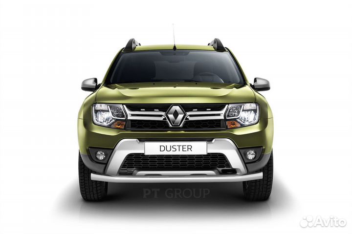 Защита переднего бампера 63 мм Renault duster