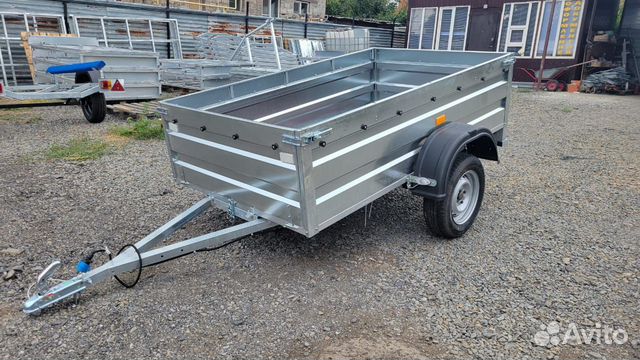 Легковой оцинкованный прицеп 2.2/1.3 борт 0.5 м