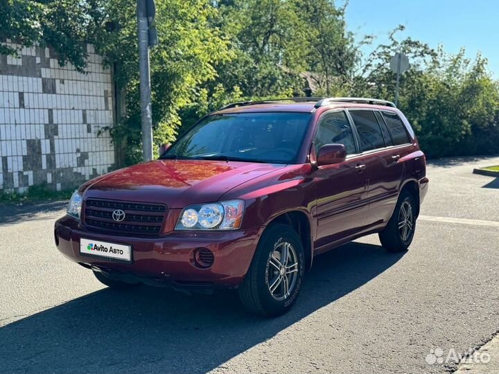 Toyota Highlander 2.4 AT, 2002, 190 000 км