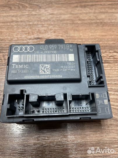 Блок комфорта Audi Q7 4L 2006 4L0959793B