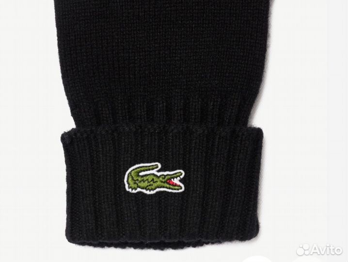 Шерстяные перчатки Lacoste Unisex Оригинал размр M