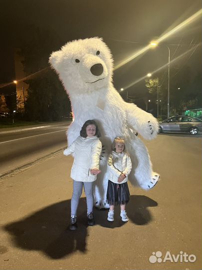 Поздравление от белого мишки (Снежок )