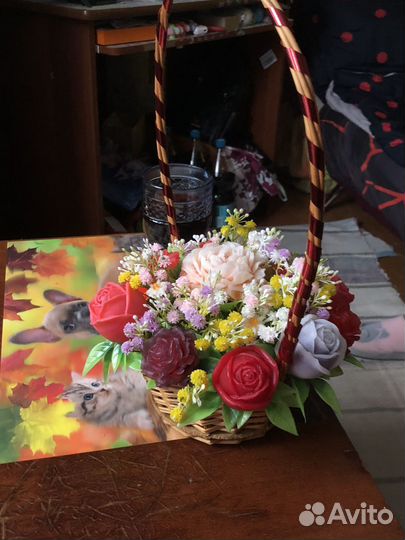 Букеты из мыла ручной работы