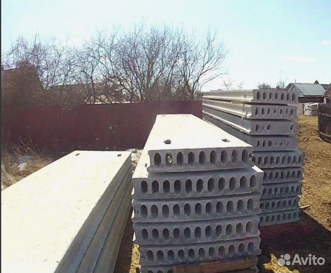 Плиты пустотелые для прорабов