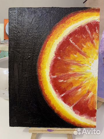 Картина маслом на холсте цитрус