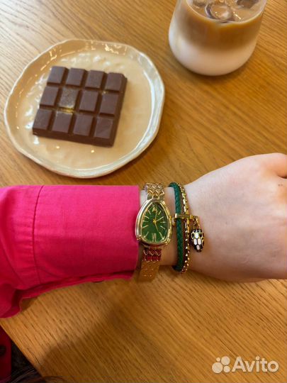 Сет часы и браслет Bvlgari