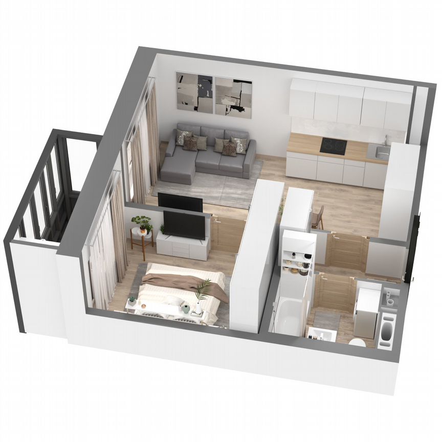 1-к. квартира, 36,2 м², 7/23 эт.