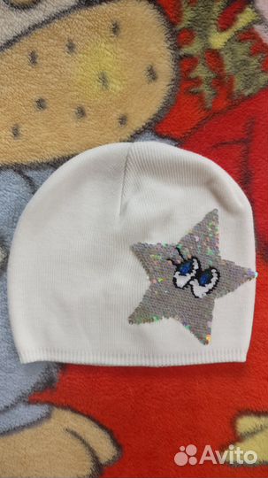 Шапочка для девочки на весну