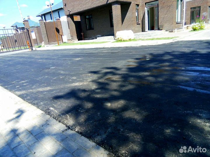 Асфальтирование, Истра, укладка асфальта