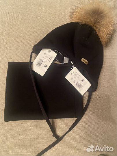 Новую детскую шапку и снуд