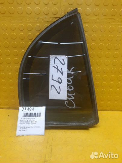 Стекло боковое заднее правое Honda Civic 4D 2006
