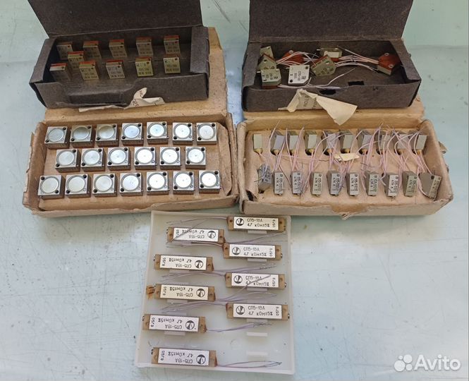 Резисторы конденсаторы реле