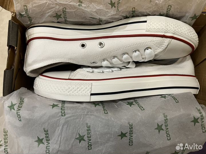 Кеды белые женские Converse (Конверс) 36 р новые