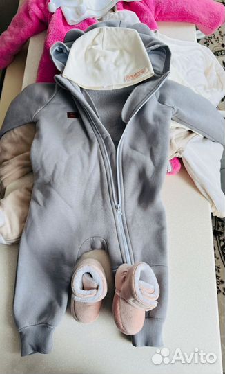 Утепленные комбинезоны 74,80