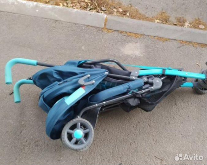 Прогулочная коляска трость бу