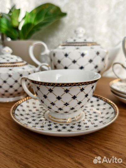 Чайный сервиз на 6 персон сетка