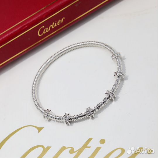 Браслет Ecrou de Cartier, белое золото 585 пробы