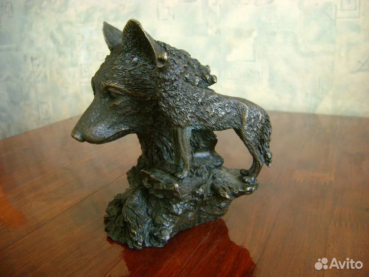 Бронза Волк Статуэтка Европа Волки