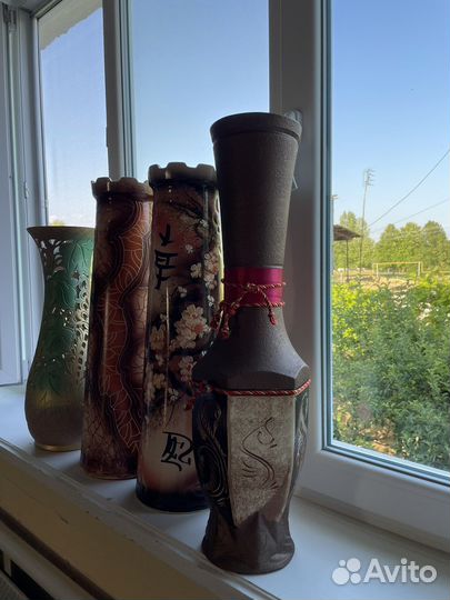 Декоративные вазы напольные