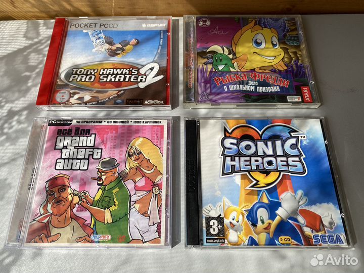 Диски с играми для компьютера