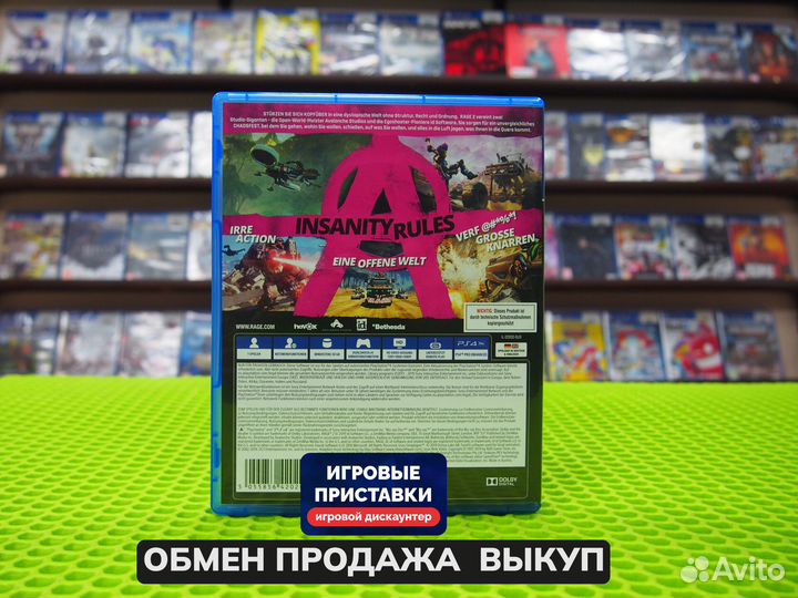 Игра для PlayStation 4 Rage 2 Б/у В наличии