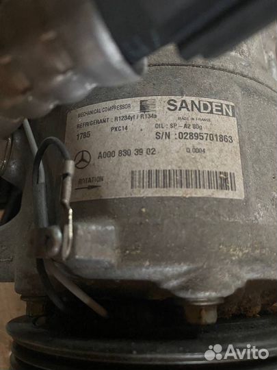 Компрессор кондиционера mercedes glk