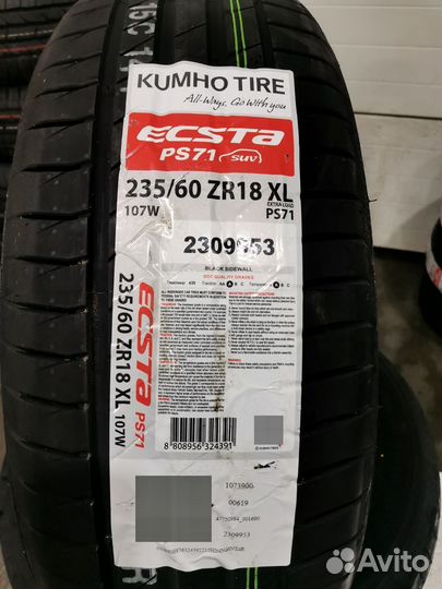 Kumho Ecsta PS71 SUV 235/60 R18