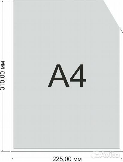 Карман пластиковый А4