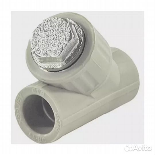 Фильтр PP-R сетчатый серый 25х45гр пайка valfex 1