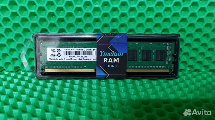 Новая память. DDR3 8Gb 1600Mhz (SEC)