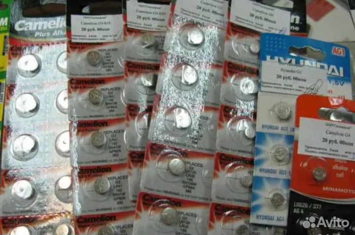 Батарейки G0 G1 G2 G3 G4 G5 G6 G7 G8 G9 G10 G11