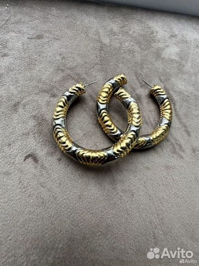 Винтажные итальянские серьги