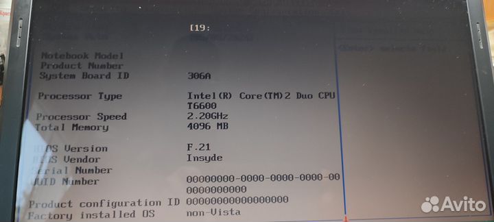 Hp Compaq Presario cq61