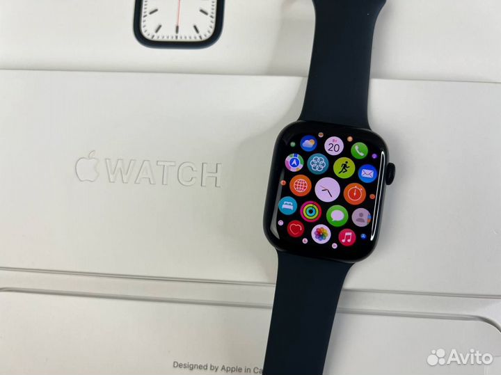 Часы apple watch 7 45 mm акб 100