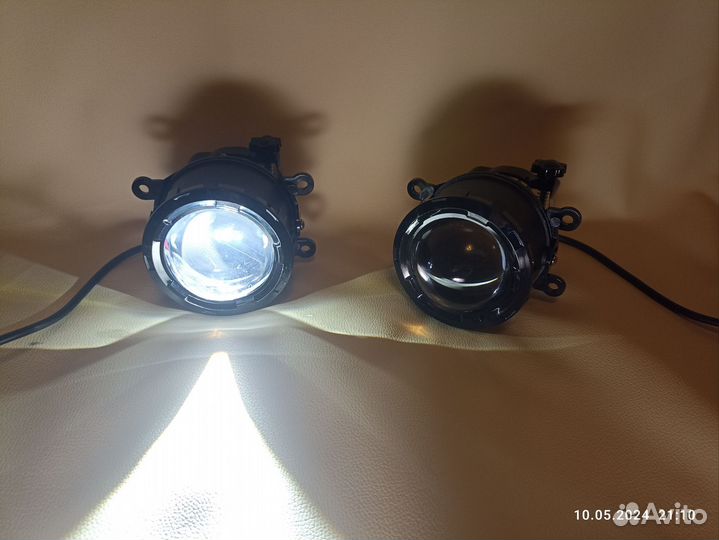 Противотуманные фары mitsubishi линзы LED 70w