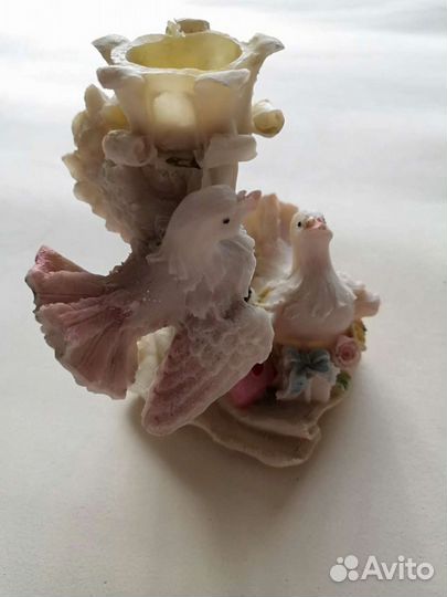 Подсвечник голубки