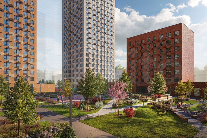 Квартира-студия, 20,1 м², 30/33 эт.