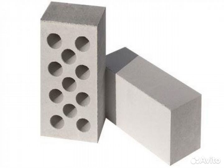 Кирпич силикатный пустотелый белый M150 эко