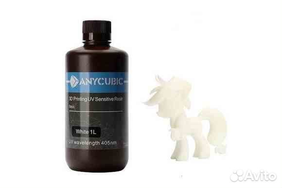 Фотополимерная смола Anycubic Basic белая 1л