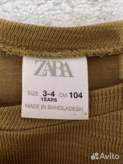 Лонгслив zara 104