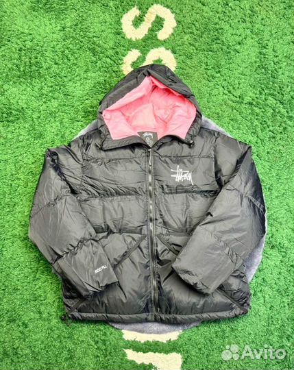 Пуховик stussy micro ripstop (цена реальная )
