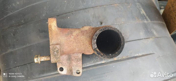 Труба турбины выпускная (угловая) D4AL