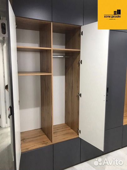 Шкаф распашной с фрезеровкой