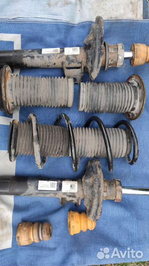 Амортизаторы, пружина, пыльники skoda oktavia a7