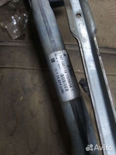 Трапеция дворников с моторчиком опель астра h