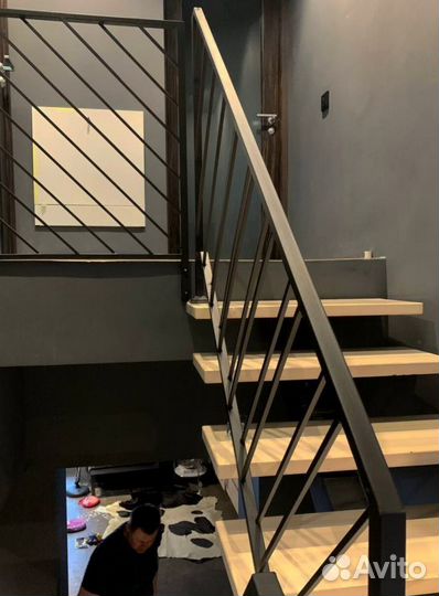 Лестница в стиле лофт